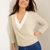 Addison Shimmer Linen-Blend Cardigan