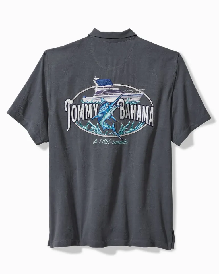 A-fish-ianado Silk Camp Shirt