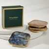 Agate Coasters — Set of 4