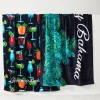 All Nighter & Baja Who Can Toucan Beach Towels — Set of 2