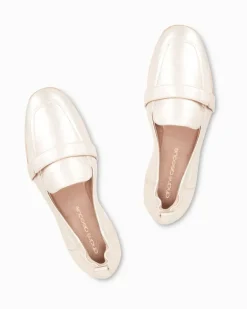 André Assous Cedar Leather Metallic Featherweights™ Loafers