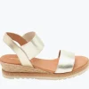 André Assous Neveah Metallic Wedges