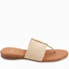 André Assous Nice Natural Stretch-Raffia Featherweights™ Sandals