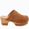 André Assous Olivia Cognac Suede Featherweights™ Clogs