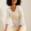 Ashby Isles Horizon Stripe 3/4-Sleeve T-Shirt