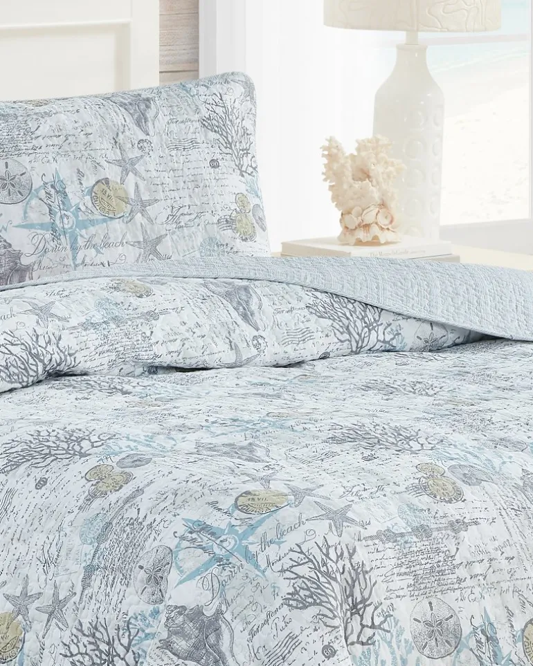 Beach Bliss 2-Piece Twin Quilt Set