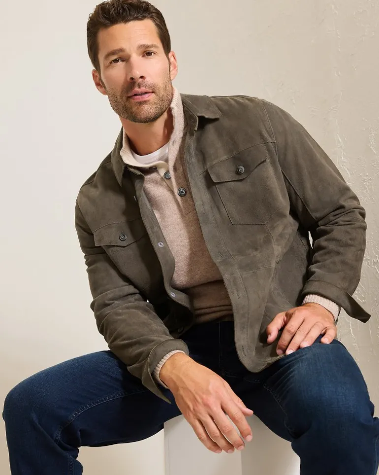 Boulder Ridge Suede Shirt Jacket