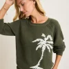 Breezy Palm Crew Pullover