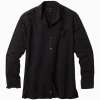 Catalina Twill Long-Sleeve Silk Shirt
