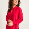 Classic Long-Sleeve Silk Shirt