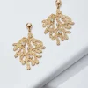 Coral Isles Statement Drop Earrings