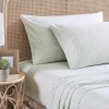 Crane Flower 4-Piece Queen Sheet Set