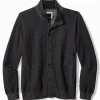 Crescent Shore IslandZone® Button-Mock Cardigan