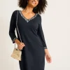 Darcy Embellished V-Neck Dress