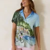 Disney Coastal Cruisin' Silk Camp Shirt