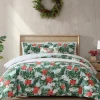 Festive Palms Reversible Full/Queen 3-Piece Comforter Set