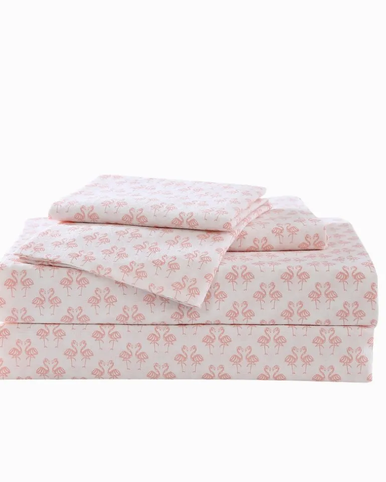 Flamingle 4-Piece Queen Sheet Set
