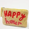 Happy Hour Beaded Clutch
