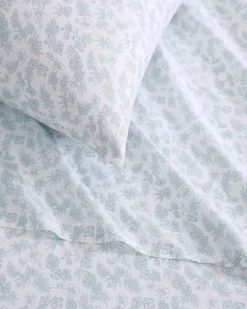 Hibiscus Bloom 4-Piece Queen Sheet Set
