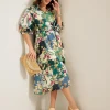 Hightide Flora Midi Shirt Dress