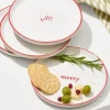 Holiday Appetizer Plates—Set of 4