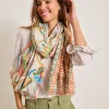 Hypnotic Garden Double Face Scarf