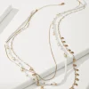 Indigo Bay Heishi & Pearl Layered Long Necklace