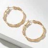 Island Essence Bamboo Hoop Earrings