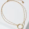 Island Essence Double Loop Bamboo Necklace