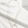 Island Essence Rose Gold Double-Loop Necklace