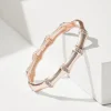 Island Essence Rose Gold Bamboo Bracelet