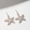 Island Essence Silver Starfish Earrings