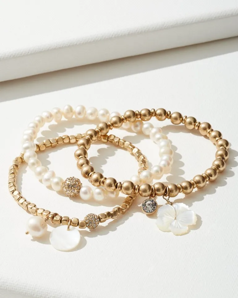 Island Essence Stretch Charm Bracelet Set