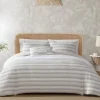 Island Micro Waffle 4-Piece King Comforter Set