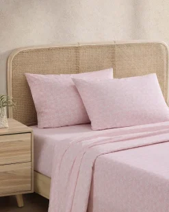 Lovely Palms 4-Piece King Sheet Set