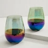 Luster Stemless Wine Glasses — Set of 2