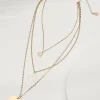 Madeira Mother of Pearl Flower Multi-Row Necklace