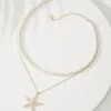 Moments in Paradise Star Layered Pearl Necklace