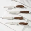 Monzo Wood Knife Set - Set of 4