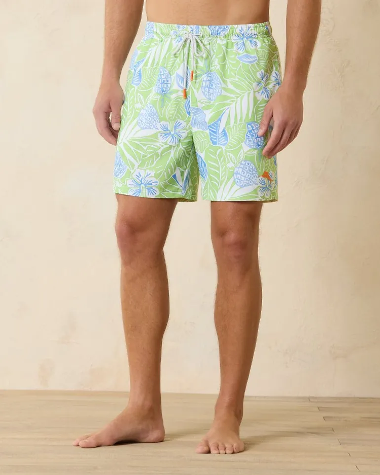 Naples Pineapple Hideaway 6-Inch Swim Trunks