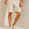 Nova Wave Seersucker Sand Stripe 9-Inch Shorts