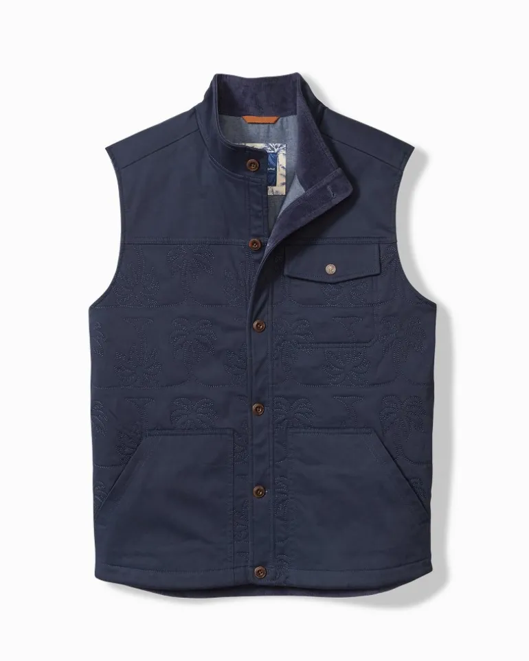 Palisades Palm Quilted Vest