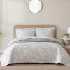 Palmday 3-Piece Full/Queen Quilt Set