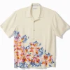 Paradise Petals Silk Camp Shirt
