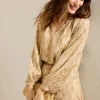 Playa Python Peasant Top