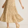 Playa Python Shimmer Midi Skirt