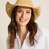 Raffia Crochet Cowboy Hat
