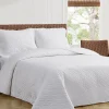 Raffia Solid 2-Piece Twin Quilt Set