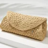 Rimini Raffia Clutch