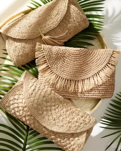 Rimini Raffia Clutch